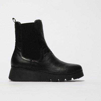 Women's Fly London Paty405fly Wedge Black | MGASQJ-462